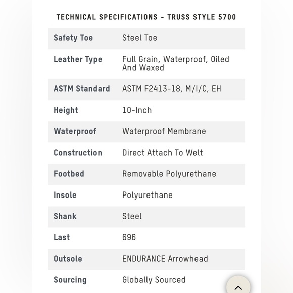 Red Wing Men’s Worx Truss Steel-Toed Waterproof Leather Boots, NEW, Size 11 WW - Picture 9 of 10